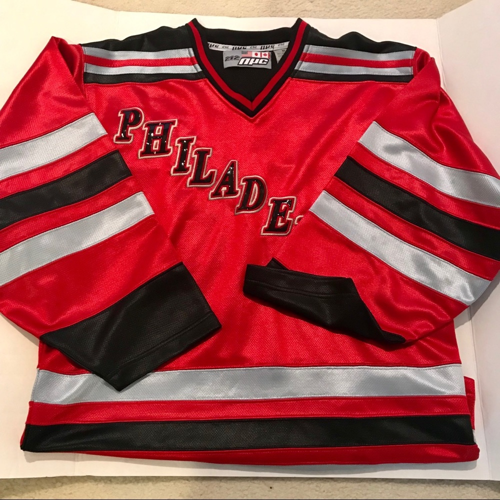 Vintage Red Philadelphia Hockey Jersey #11